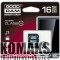 Memory card GOODRAM 16 GB, Micro SDHC, Class 10
