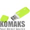 USB flash memory GOODRAM UMO2 8 GB, USB 2.0, 480 Mbps, green