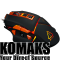 Gaming mouse CANYON Optical gaming mouse, adjustable DPI setting 800/1000/1200/1600/2400/3200/...