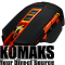 Gaming mouse CANYON Optical gaming mouse, adjustable DPI setting 800/1000/1200/1600/2400/3200/...