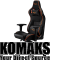 Gaming chair CANYON gaming chair Corax GC-5 Black Orange