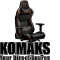 Gaming chair CANYON gaming chair Corax GC-5 Black Orange