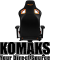 Gaming chair CANYON gaming chair Corax GC-5 Black Orange