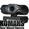 Webcam CANYON 2k Ultra full HD 3.2Mp