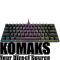 Gaming keyboard CORSAIR Wired, USB 2.0