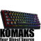 Gaming keyboard RAZER Cable and wireless, USB type C