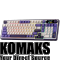 Gaming keyboard ROYAL KLUDGE RK-S98 Blackberry Mousse Gaming Keyboard Chartreuse switch