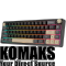 Gaming keyboard ROYAL KLUDGE R65 Phantom Gaming Keyboard Chartreuse switch
