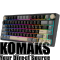 Gaming keyboard ROYAL KLUDGE R75 Phantom Gaming Keyboard K silver switch