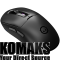 Gaming mouse LORGAR Gaming Mouse MSA10WR Advanced Wireless PixArt 3311 Black