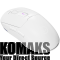 Gaming mouse LORGAR Gaming Mouse MSA10WR Advanced Wireless PixArt 3311 White