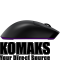 Gaming mouse LORGAR Gaming Mouse MSP81W Pro Wireless PixArt 3950 Black