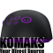 Gaming mouse LORGAR Gaming Mouse MSP81W Pro Wireless PixArt 3950 Black