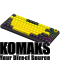 Gaming keyboard LORGAR Gaming Keyboard KBA4175 Advanced Wired 75% Yellow EN
