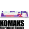 Gaming keyboard LORGAR Gaming Keyboard KBA4195 Advanced Wired White EN