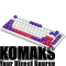 Gaming keyboard LORGAR Gaming Keyboard KBA4175 Advanced Wired 75% White EN