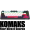 Gaming keyboard LORGAR Gaming Keyboard KBA4175 Advanced Wired 75% Black EN