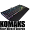 Keyboard CORSAIR K70 RGB MK.2, Black, RGB LED, Cherry MX Red 