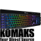 Keyboard CORSAIR K57 RGB WIRELESS Gaming Keyboard