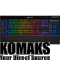 Keyboard CORSAIR K57 RGB WIRELESS Gaming Keyboard