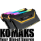 Memory for PC CORSAIR VENGEANCE® RGB PRO 16GB (2 x 8GB) DDR4 DRAM 3200MHz C16 Memory Kit-TUF Gaming Edition
