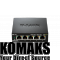 Network switch D-LINK DGS-105/E 5-Port Gigabit 