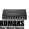 Network switch D-LINK DGS-108/E 8-Port Gigabit 