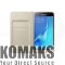 Smartphone soft case SAMSUNG Galaxy J3 Flip Wallet Cover, gold