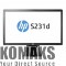 HP 23'' EliteDisplay S231d IPS LED BLU, 1920 x 1080, 250 cd/m2, 1000:1, VGA & DisplayPort, Docking station, pivot stand