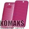 Smartphone soft case HTC Dot Matrix case pink