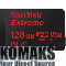 Memory card SanDisk Extreme microSDXC 128GB